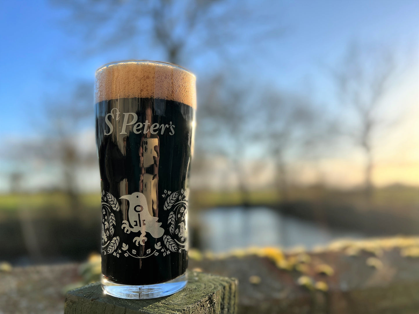 St. Peter's New Branded Pint Glass