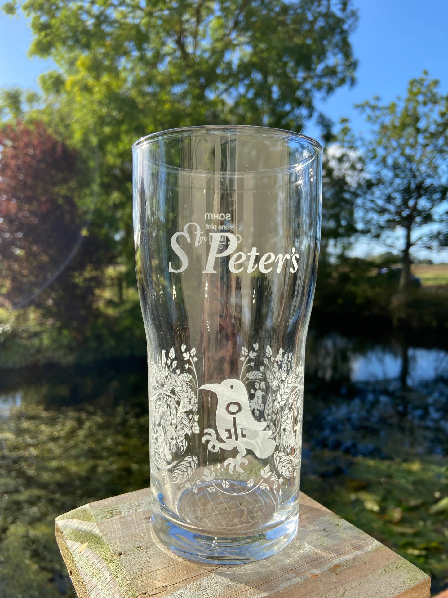 St. Peter's New Branded Pint Glass